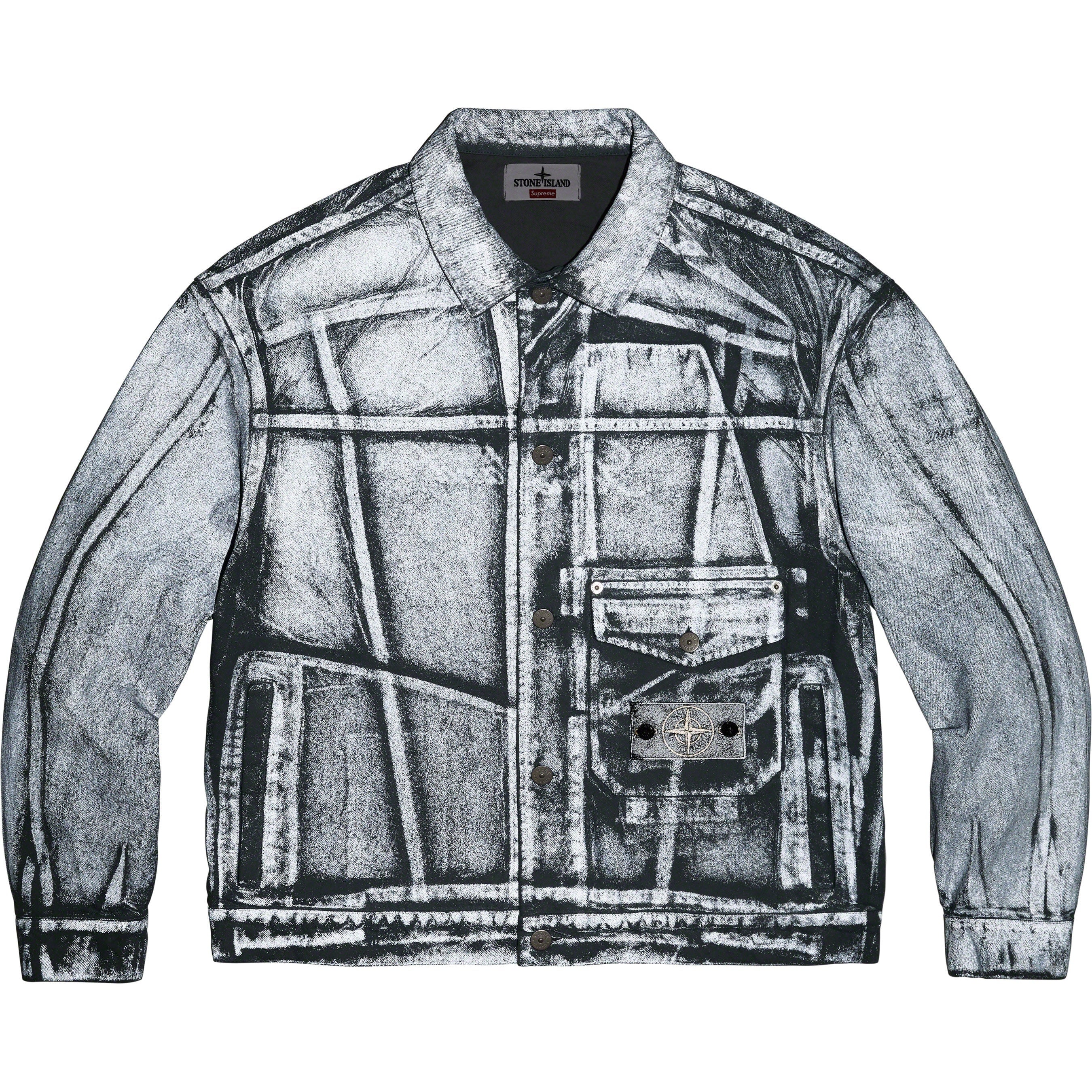 Supreme®/Stone Island® Denim Trucker Jacket view 2